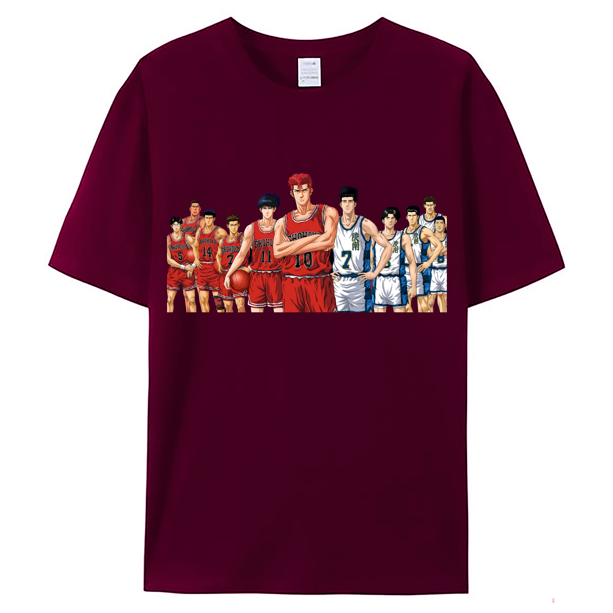 （画像用） SLAM DUNK／スラムダンク レディースカジュアルプリントTシャツ（綿100％）